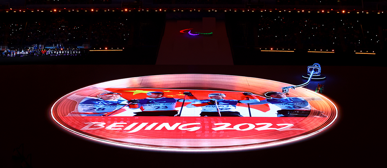 Closing ceremony of Paralympic Winter Games Beijing 2022